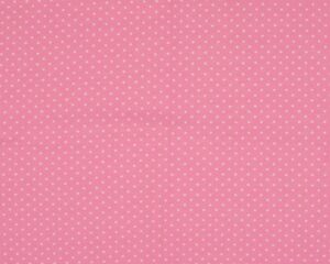 Trikotaažkangas väikeste täppidega roosa/valge täpp, Single Jersey