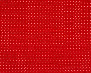 Trikotaažkangas väikeste täppidega punane/ valge täpp Single Jersey