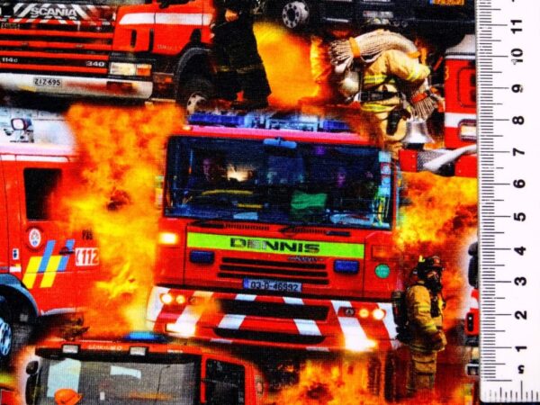 Tuletõrjeautod ja tuletõrjujad Single Jersey
