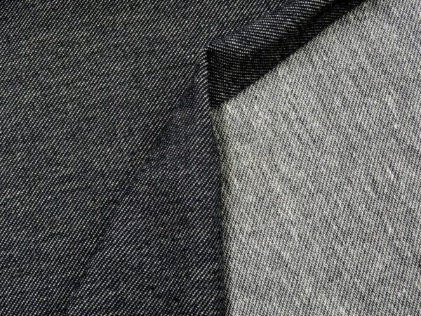 Teksatrikotaaž must (diagonaaltrikotaaž/Jeans Jersey)