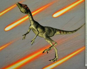 Dinosaurus 2, kupong/paneel ca 40X51cm, Single Jersey