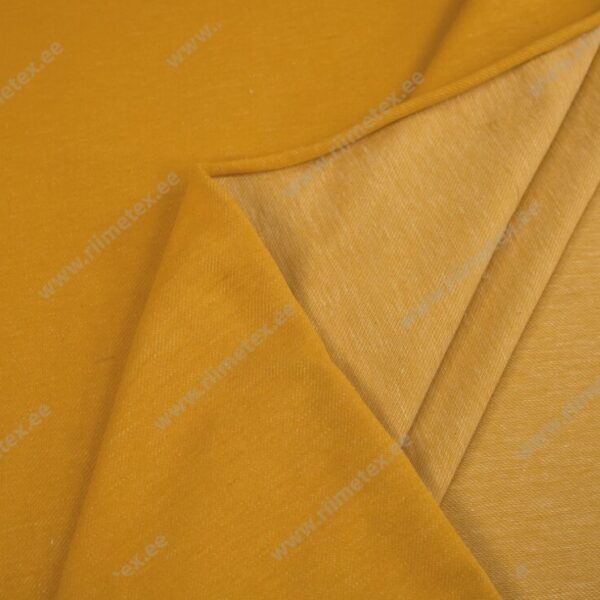 Teksatrikotaaž kollane (diagonaaltrikotaaž/Jeans Jersey)