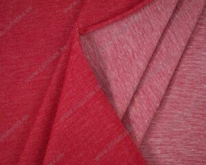 Teksatrikotaaž punane (diagonaaltrikotaaž / Jeans Jersey)