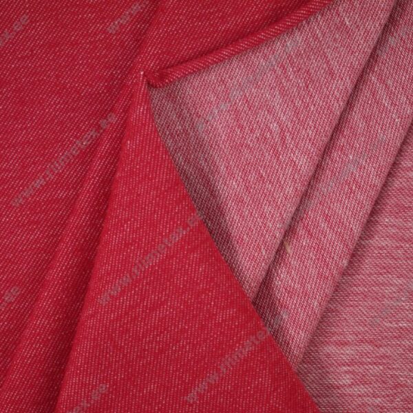 Teksatrikotaaž punane (diagonaaltrikotaaž / Jeans Jersey)