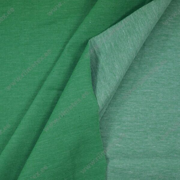 Teksatrikotaaž roheline (diagonaaltrikotaaž / Jeans Jersey)