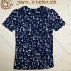 Trikotaažkangas loodusvalged ankrud tumesinisel /Single Jersey/ - Image 4