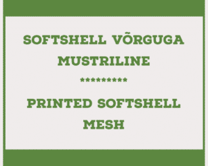 > Mustriline softshell võrguga (õhuke)