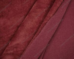 Veluur-trikotaaž tuhm tumedam punane (Dusty Red)