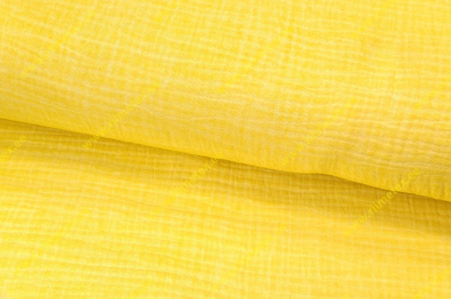 Musliinkangas batika sidrunikollane kahekordne